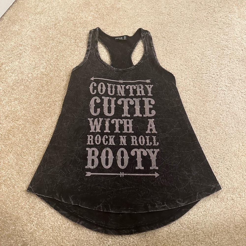 Country Saying Graphic Tank Top